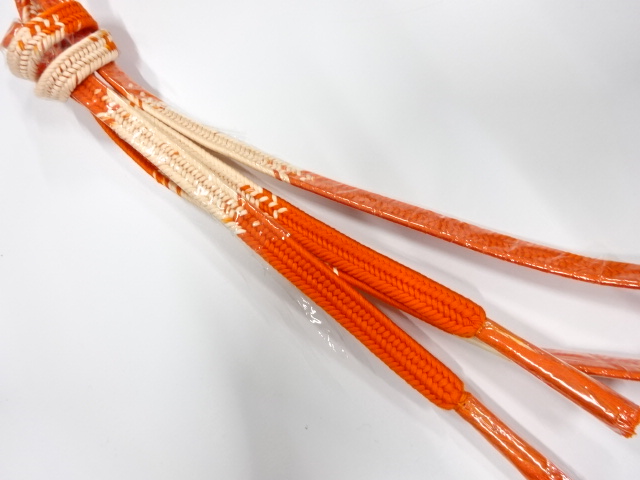 未使用品　正絹　手組帯締め